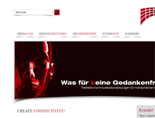 Tablet Screenshot of mediacom-gmbh.de